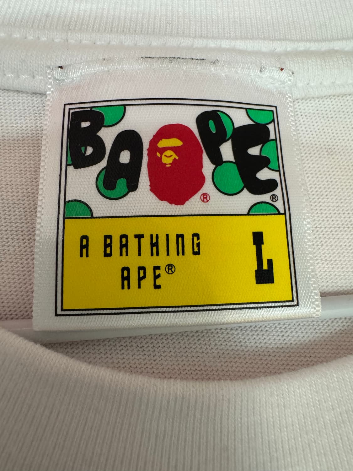 A BATHING APE 베이프 컬리지 로고 반팔 티셔츠 상품이미지5