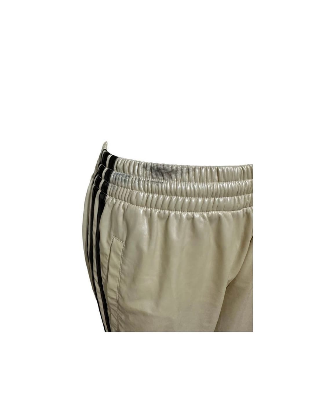 beige leather jogger pants 상품이미지4
