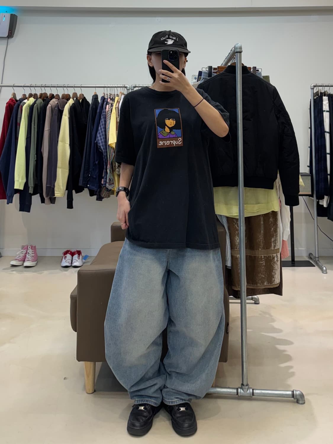 슈프림 이모 티셔츠 상품이미지7