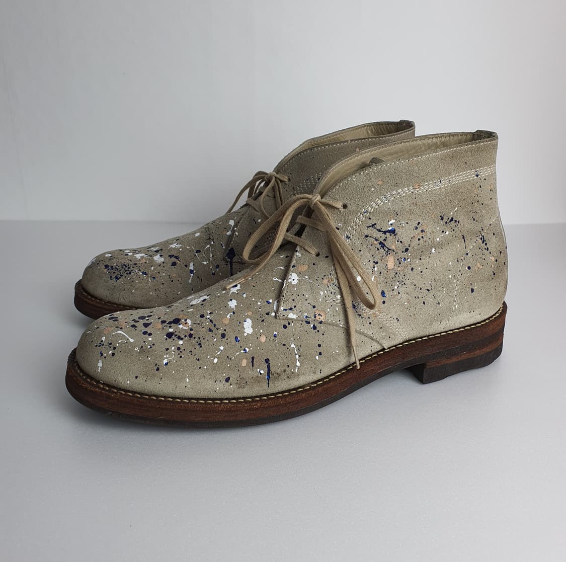 꼼데가르송 옴므 - 라이트샌드 페인팅 처카부츠 상품이미지2