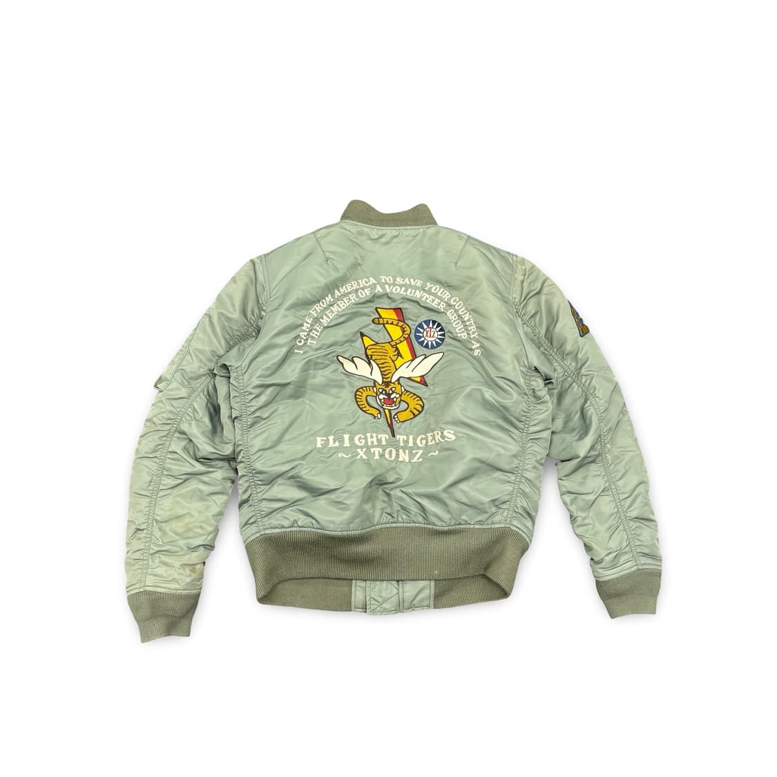(95)Xtonz 플라이트 타이거즈 MA-1 봄버 상품이미지2