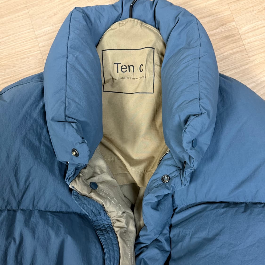 텐씨 써밋 다운 패딩 블루 사이즈50 상품이미지2