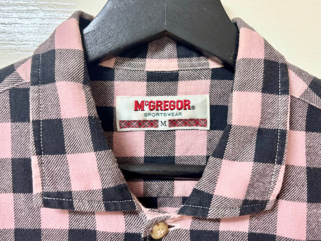 맥그리거 플란넬 체크 셔츠 일본산 상품이미지3
