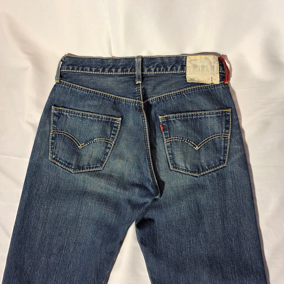 [W32L33]00s 리바이스 Red Loop 새들스티치 510 데님팬츠 상품이미지7
