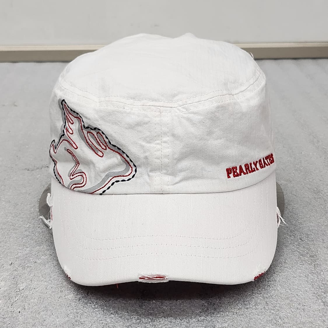파리게이츠 정품 골프 모자 빈티지 화이트 상품이미지2