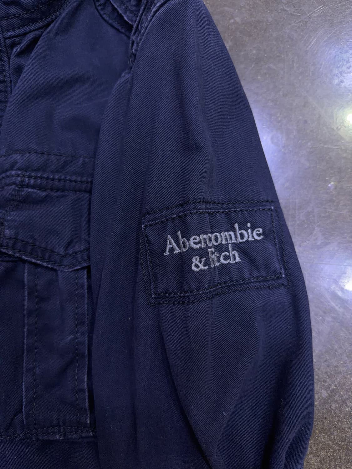 아베크롬비 센티넬 빈티지 밀리터리 야상 자켓 네이비 M 상품이미지6