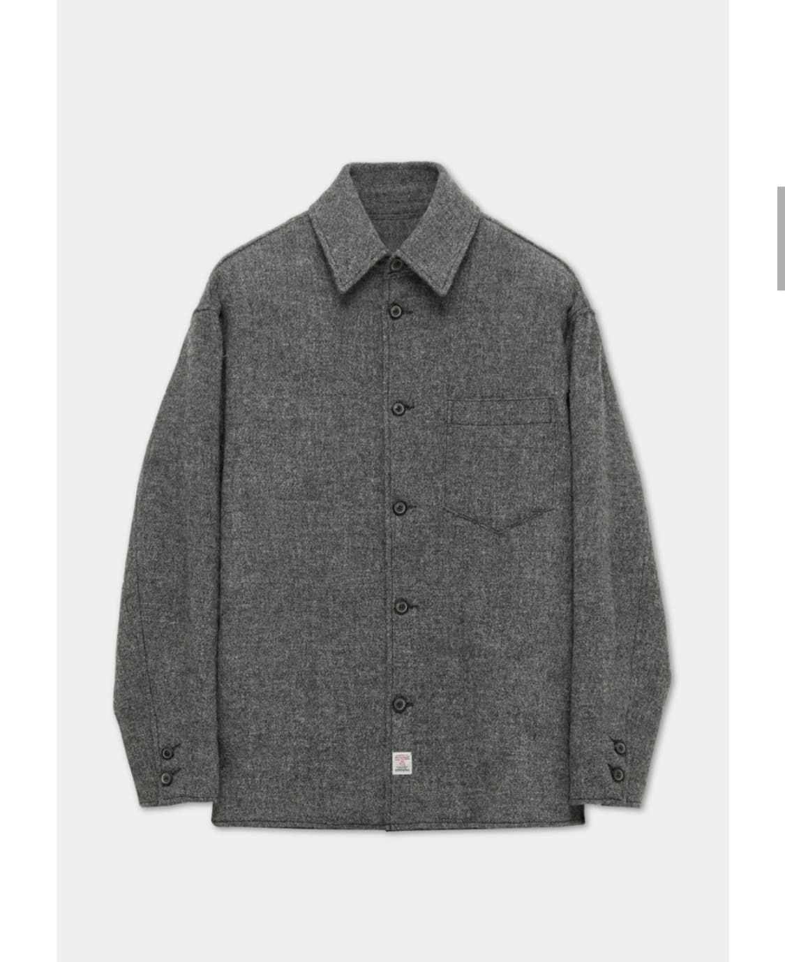 (새상품)쿠어 해리스트위드 오버핏 셔켓 L 상품이미지1