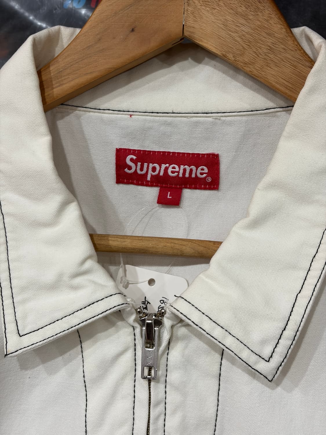 18ss 슈프림 콘트라스트 스티치 워크자켓 상품이미지4