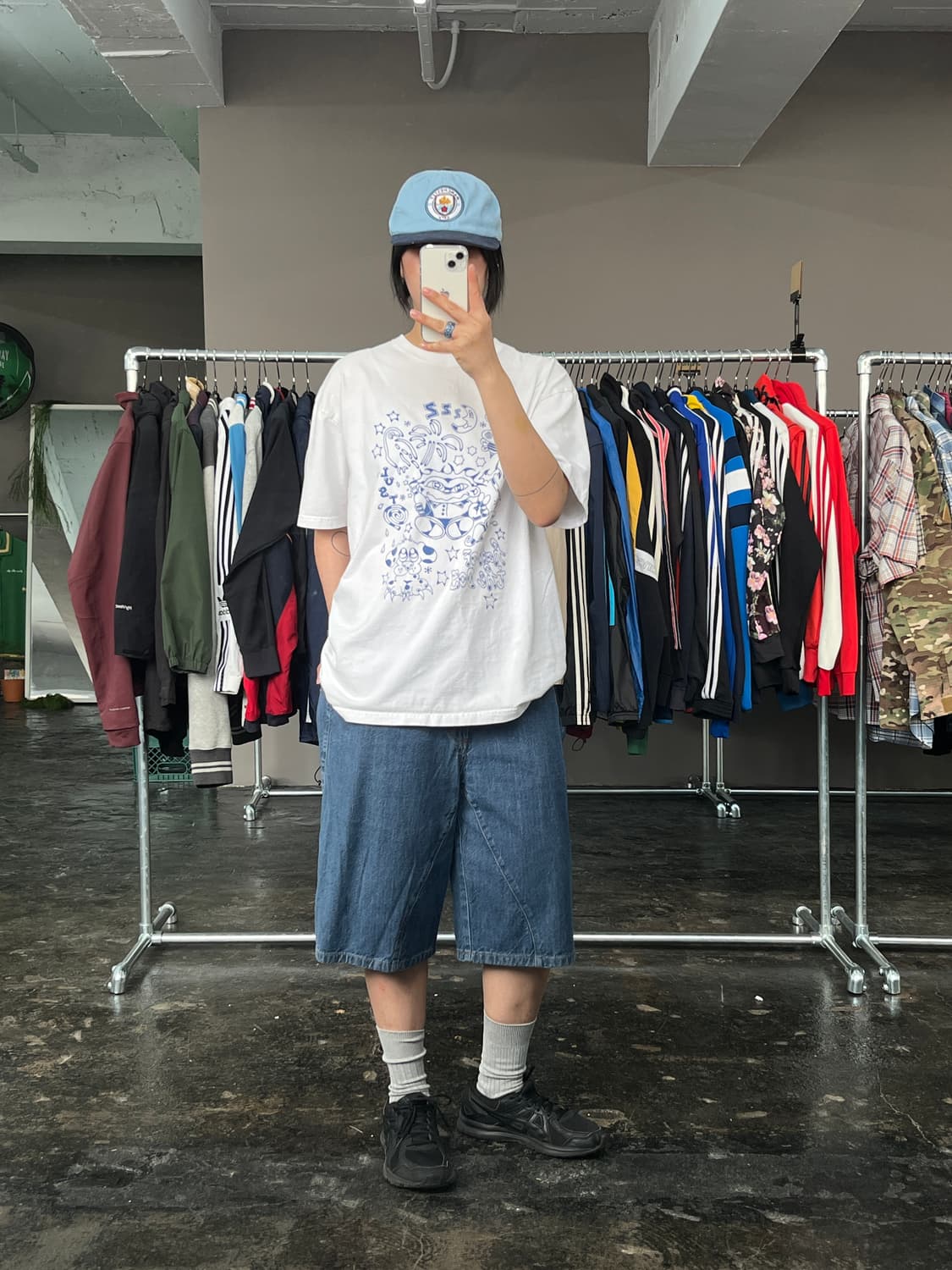 GUESS 데님 하프팬츠 상품이미지6