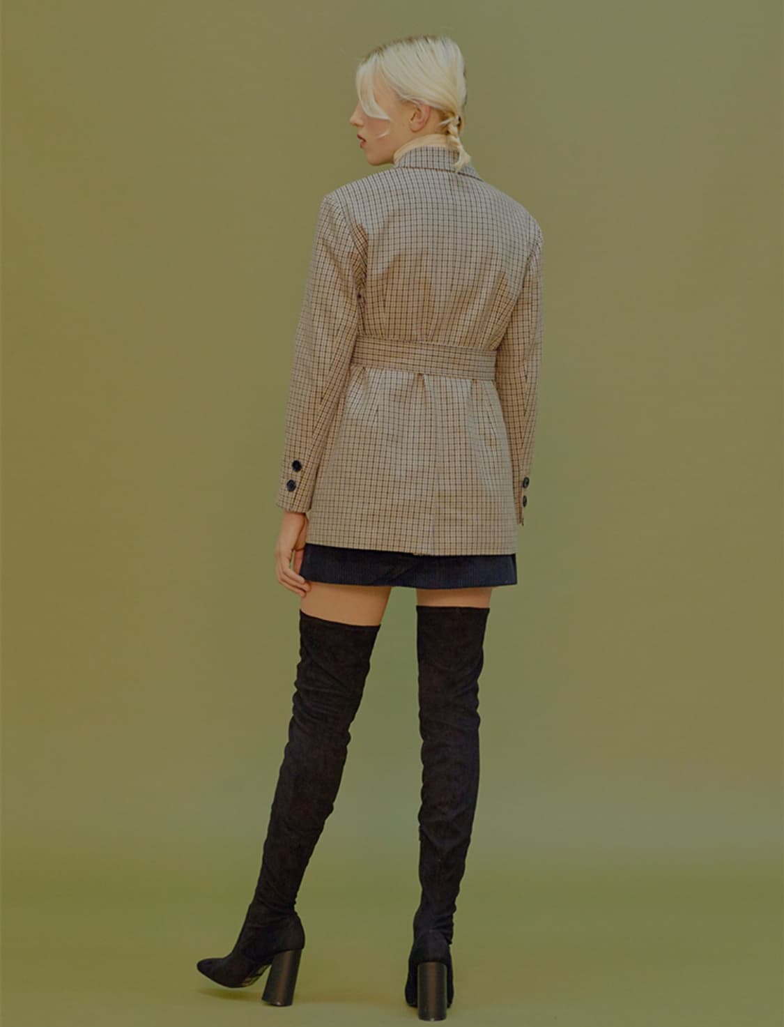 마가린 핑거스 체크 자켓 상품이미지5