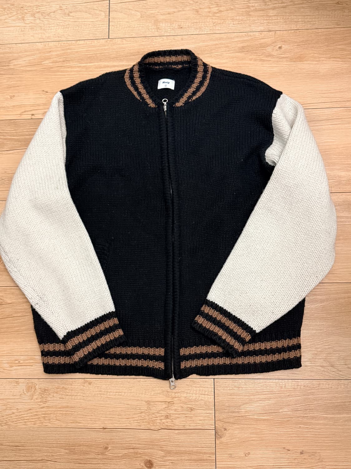 mmlg 니트집업 m 상품이미지2