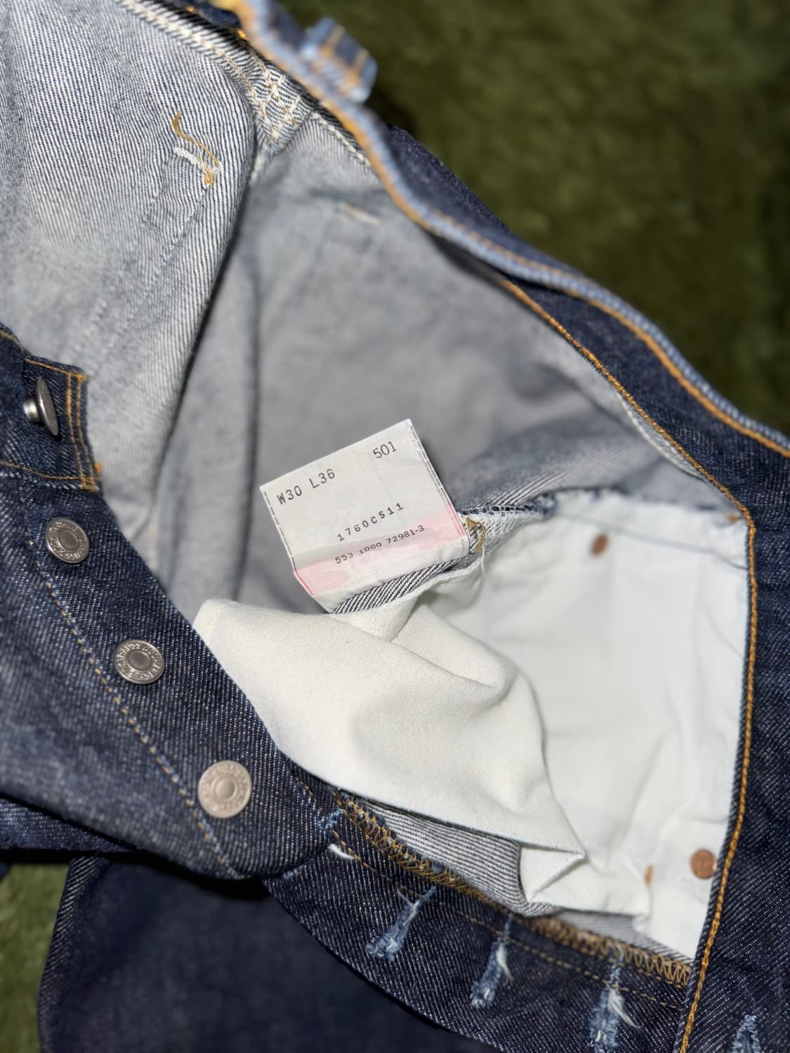 [30X36] 리바이스 501xx MADE IN USA 사시코 커스텀 상품이미지5