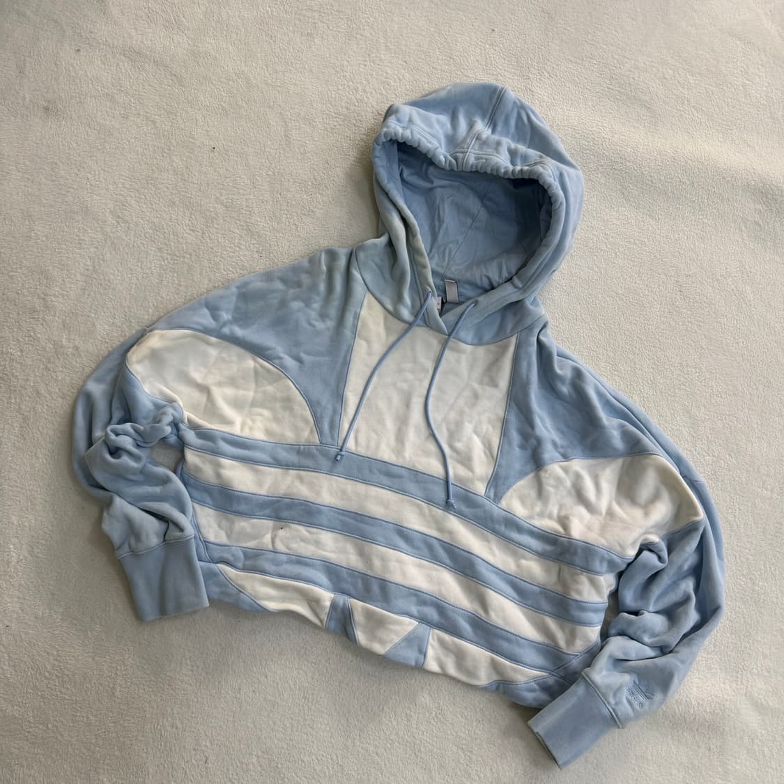 S 아디다스 크롭 후드티 0331T 상품이미지1