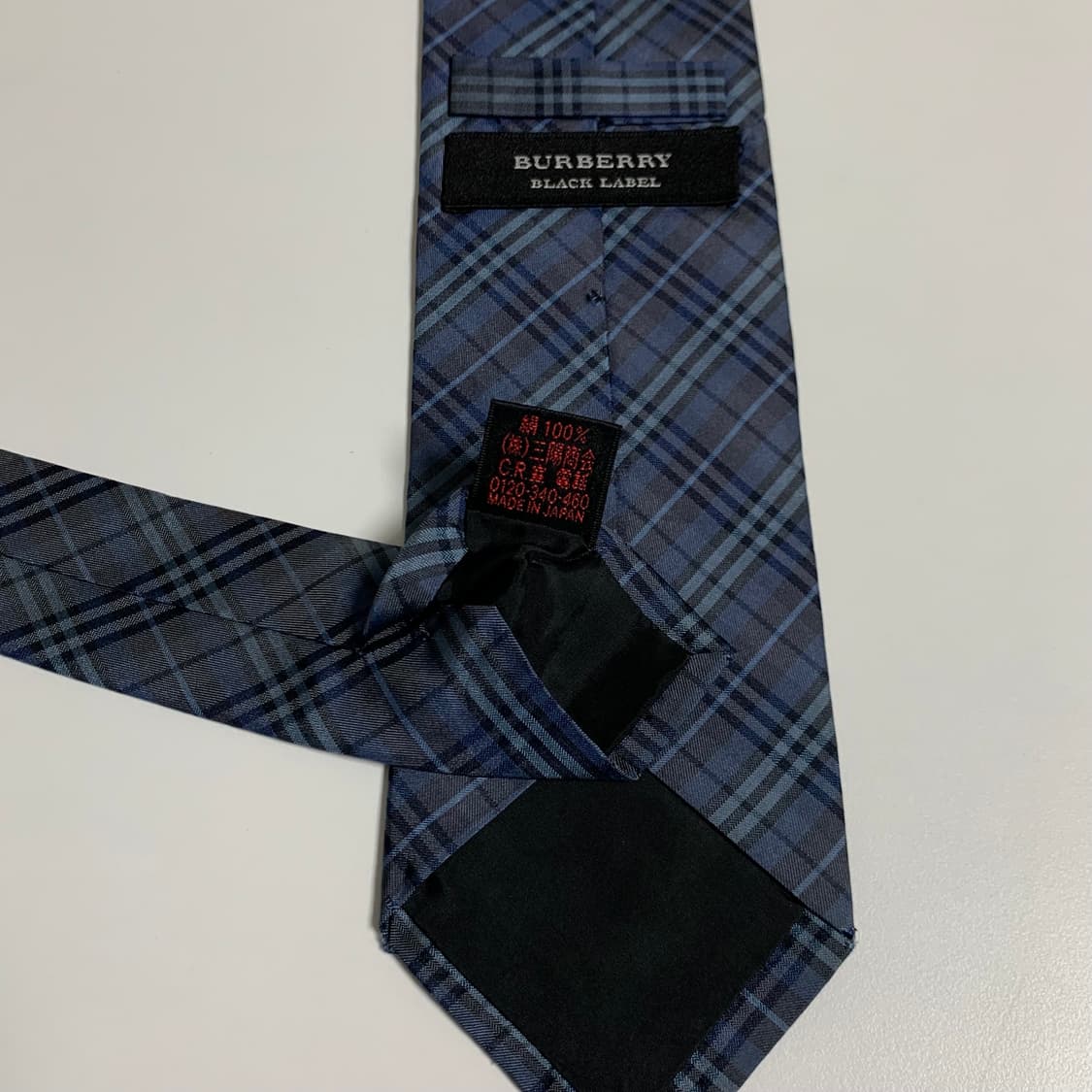 버버리(BURBERRY) 노바체크 명품넥타이 B+등급 블랙라벨 상품이미지6