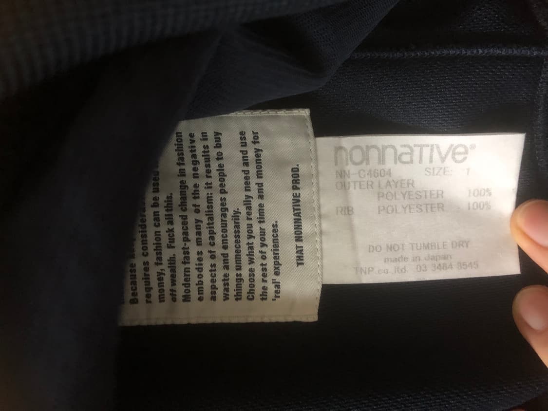 Nonnative full zip blouson poly jersey  상품이미지4