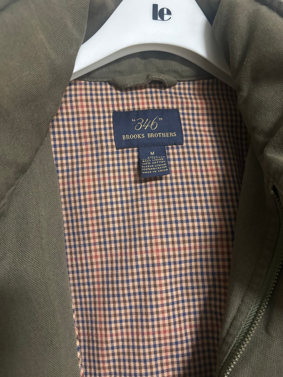 브룩스브라더스 346 올리브 필드자켓 후드 파카 밀리터리 상품이미지3