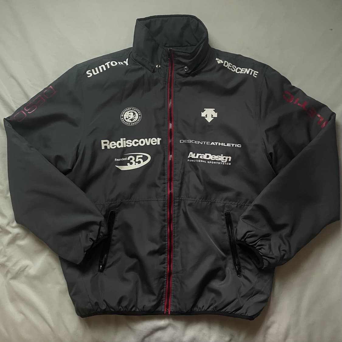 SUNTORY Coffee X Descente 나일론 웜 자켓 상품이미지2