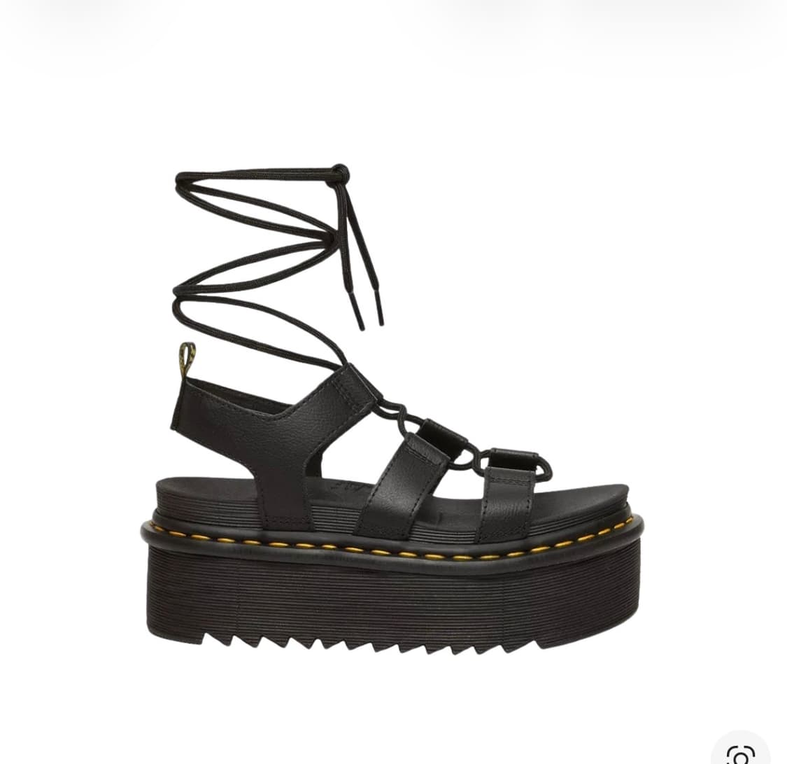 닥터마틴 우먼 나틸라 아테나 레더 글래디에이터 플랫폼 샌들 블랙 상품이미지1