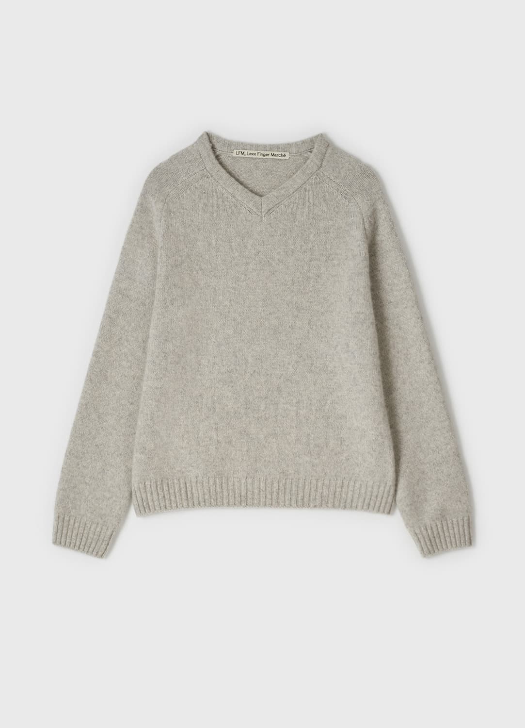 엘에프엠 Alpaca V-Neck Pullover 라이트그레이  상품이미지4