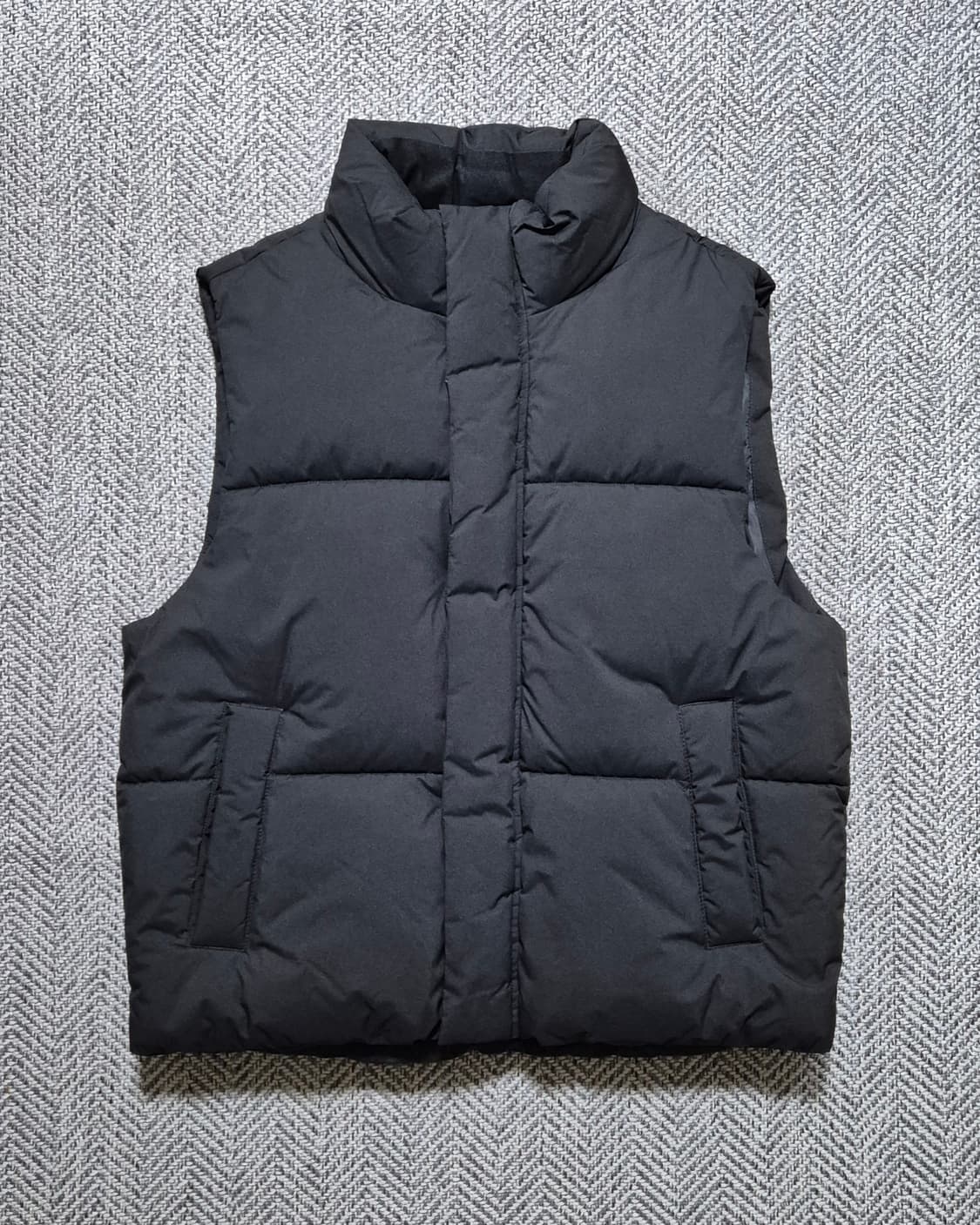 스파오 패딩베스트 L 블랙 상품이미지1