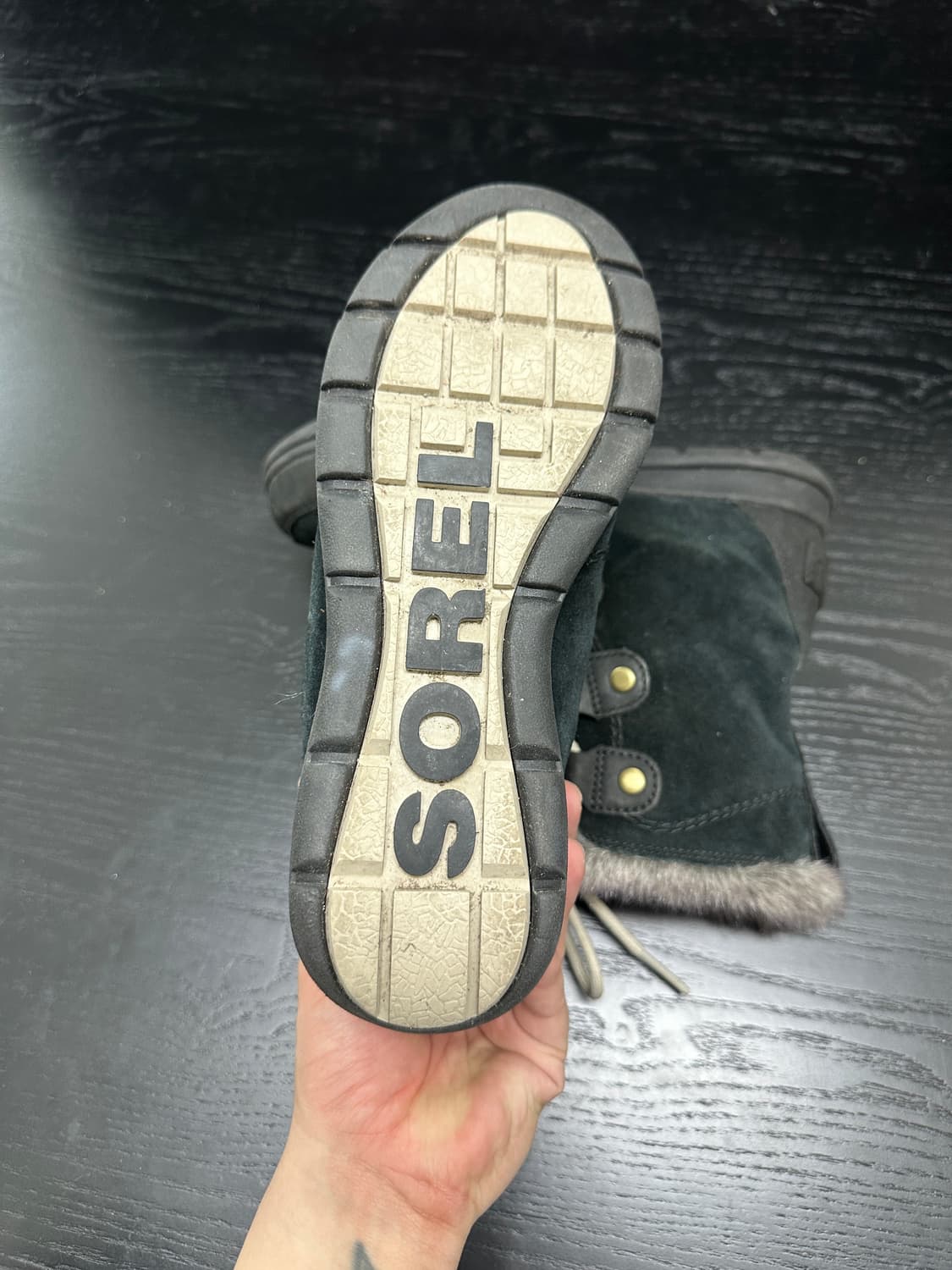 소렐 스웨이드 퍼 부츠 상품이미지4