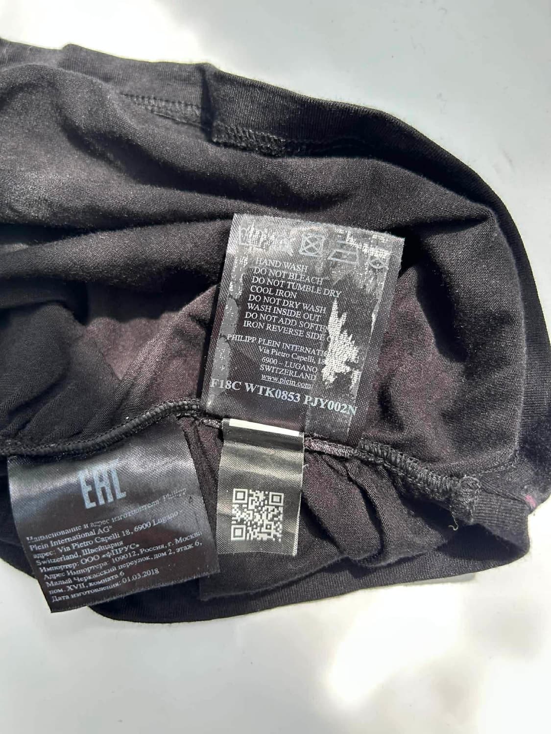 필립플레인 스컬 라인스톤 셔링 펑크 반팔 티셔츠 상품이미지2