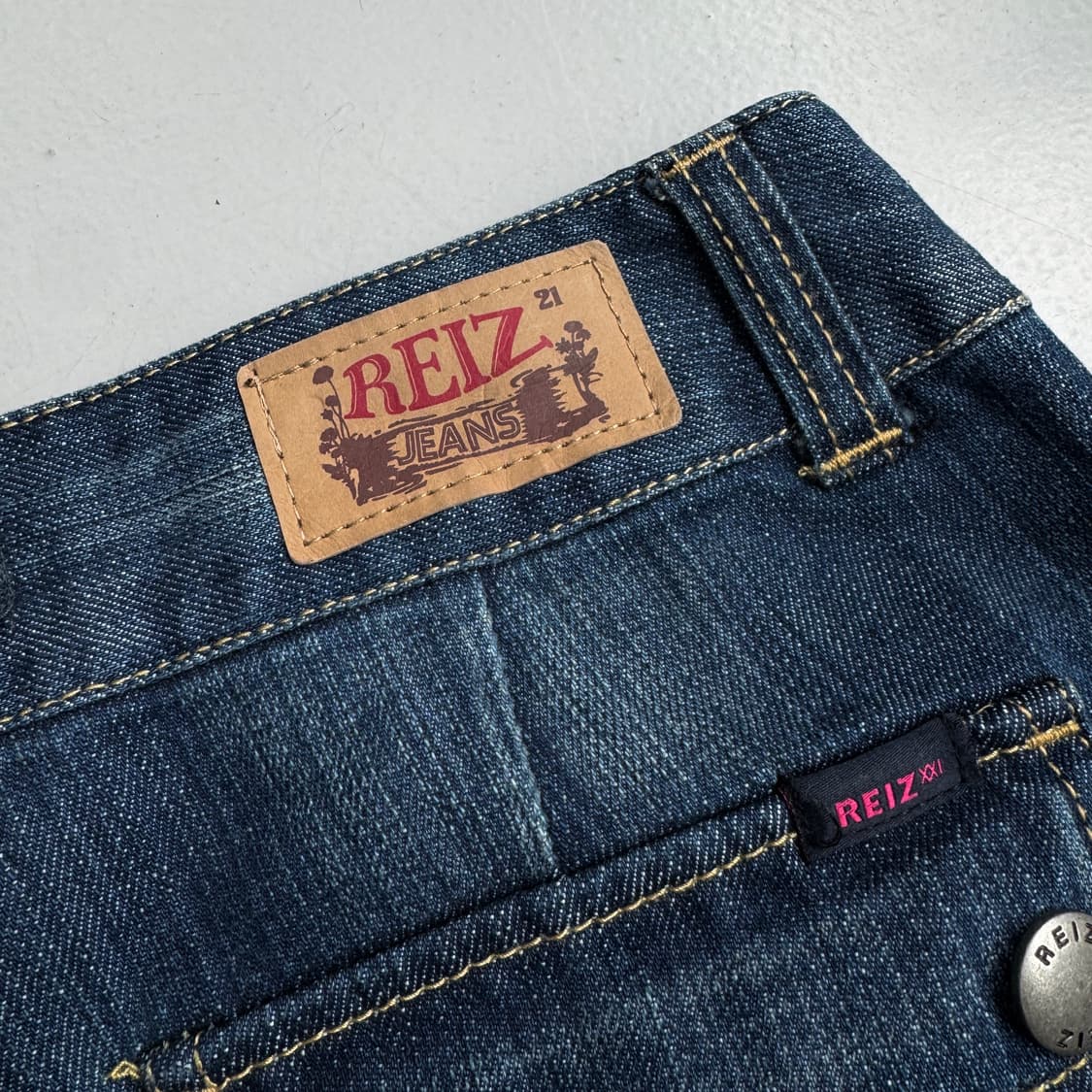 부츠컷 Y2K 탄창 빈티지 데님 카고팬츠 상품이미지7