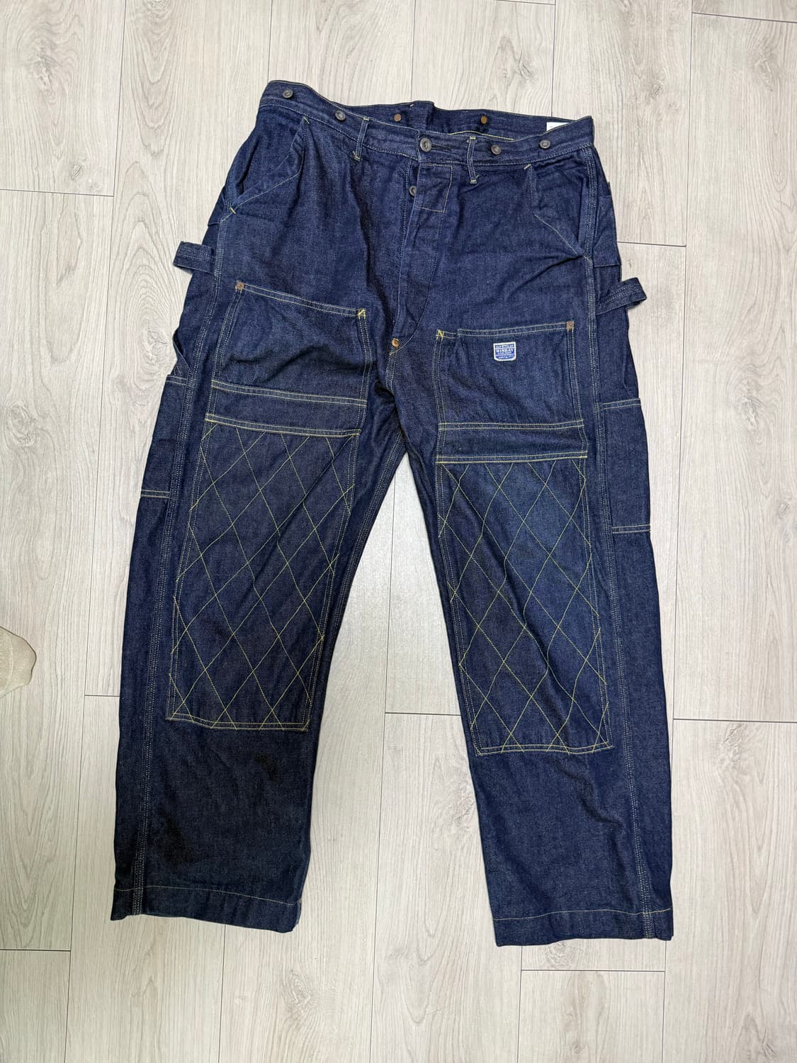 캐피탈 11.5온즈 데님 럼버 팬츠 인디고 4사이즈 상품이미지3