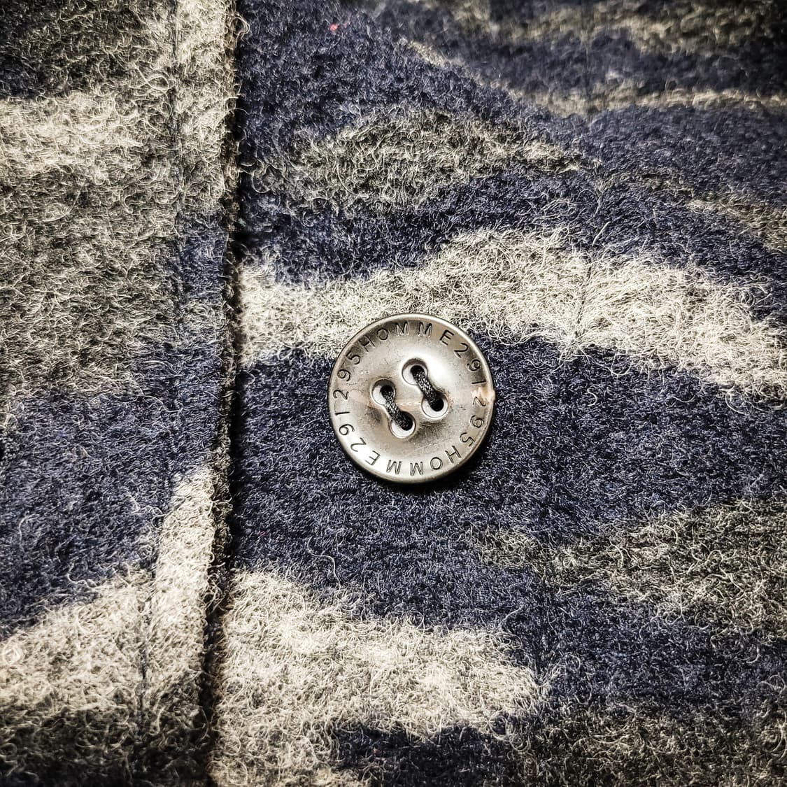 '00s 291295=HOMME Camo Wool Peacoat 상품이미지3