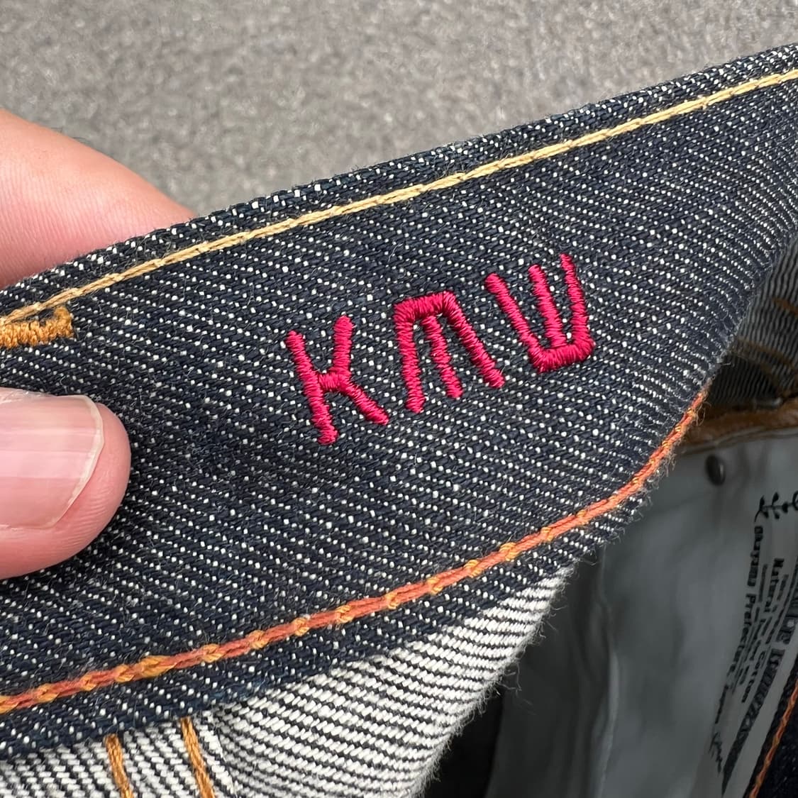 Kicking Mule Workshop 짐바브웨 코튼 셀비지 데님 팬츠 상품이미지8