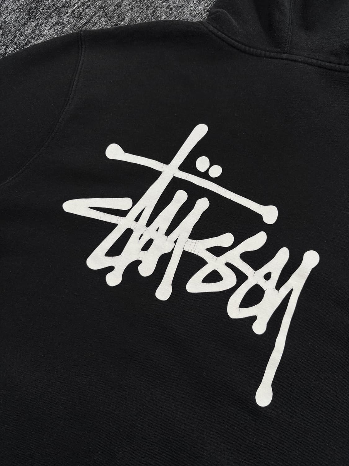 스투시 베이직 빅로고 후드집업 상품이미지6