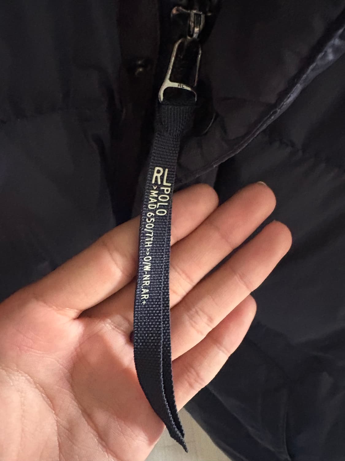 폴로 숏패딩 빈티지 상품이미지2