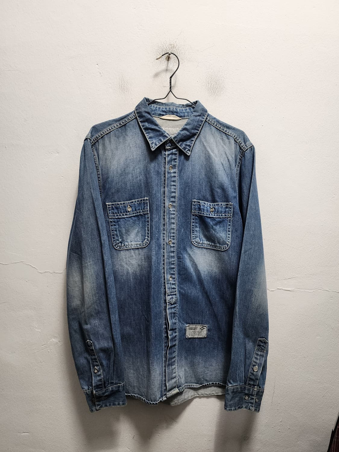 브라운브레스 워싱 데님 워크셔츠 상품이미지1