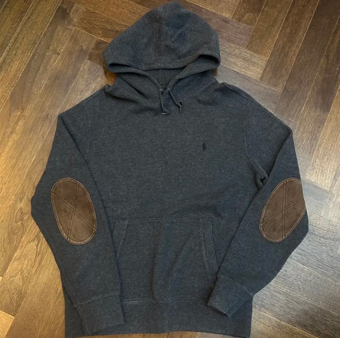 Polo Ralph Lauren 폴로 랄프로렌 빈티지 패디드 후드티 차콜 상품이미지1