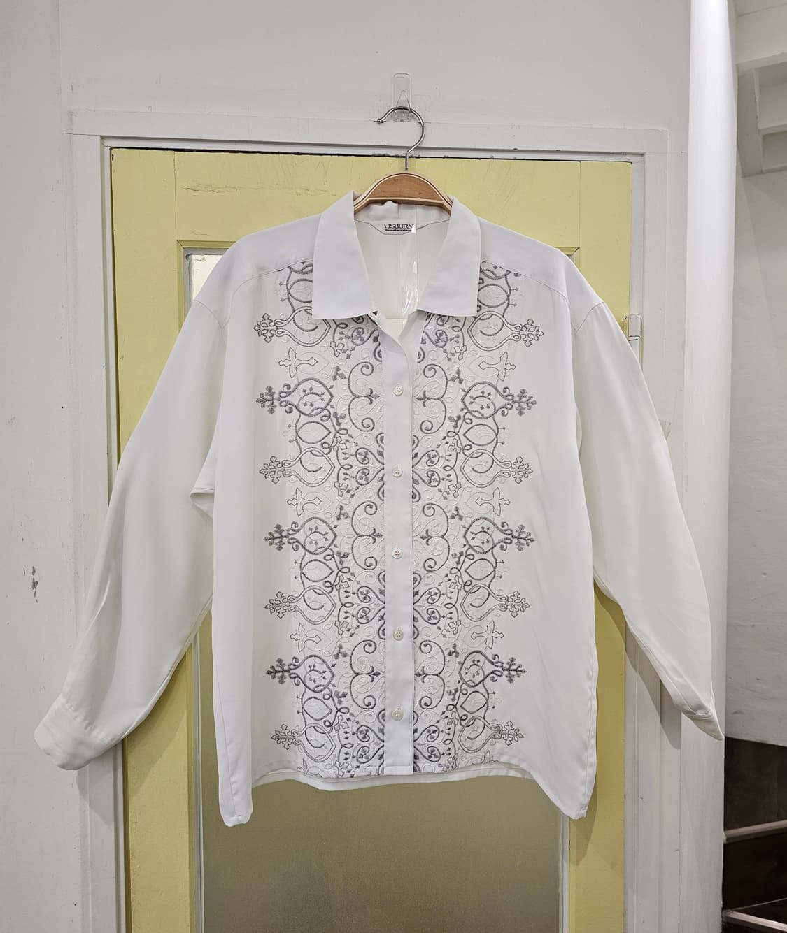 Japan 크롬st 자수 블라우스 상품이미지1