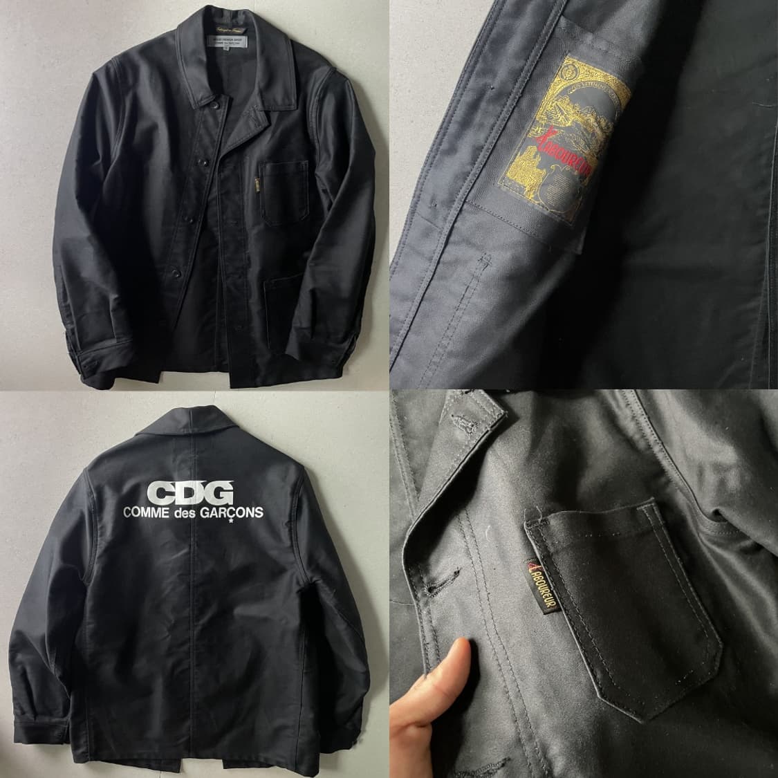 꼼데가르송 × Le Labourer 워크 자켓 상품이미지4