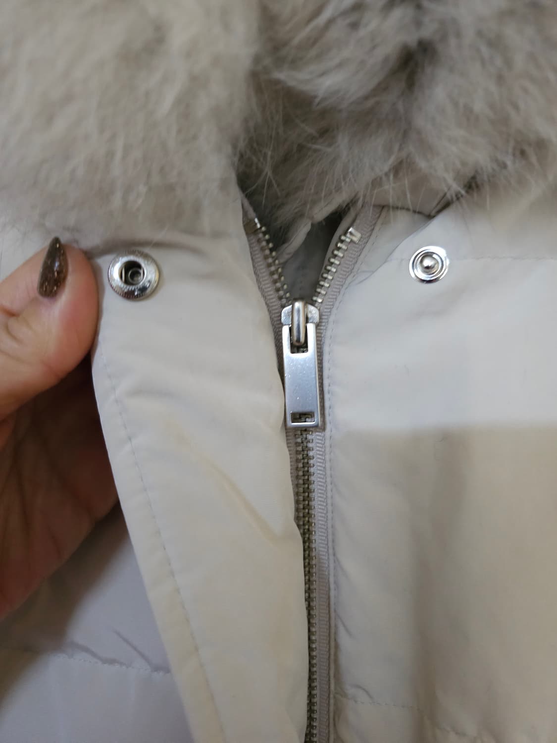 ORR 오르 구스다운 롱 패딩 폭스퍼 상품이미지5