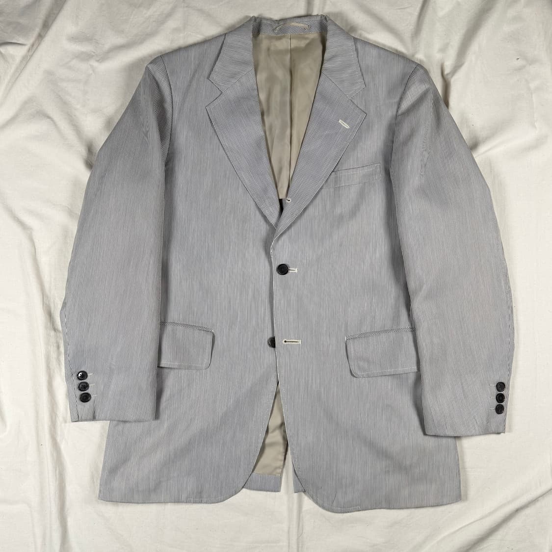 제이프레스 스트라이프 정장 슈트 자켓 상품이미지1