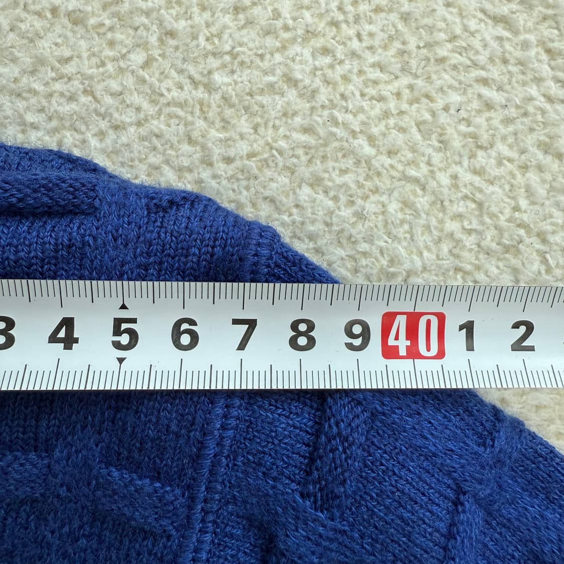 [L] 라코스테 격자 패턴 울 라운드 니트 스웨터 3686 상품이미지8