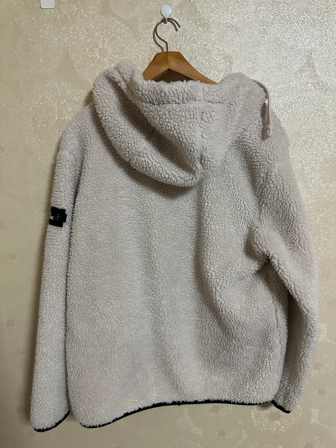 내셔널지오그래픽 뽀글이 후리스 105 아이보리 판매 상품이미지5