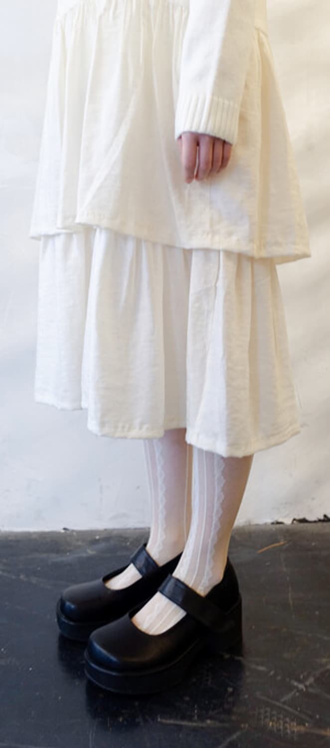 샵페어리 pintuck layered dress 아이보리 상품이미지2
