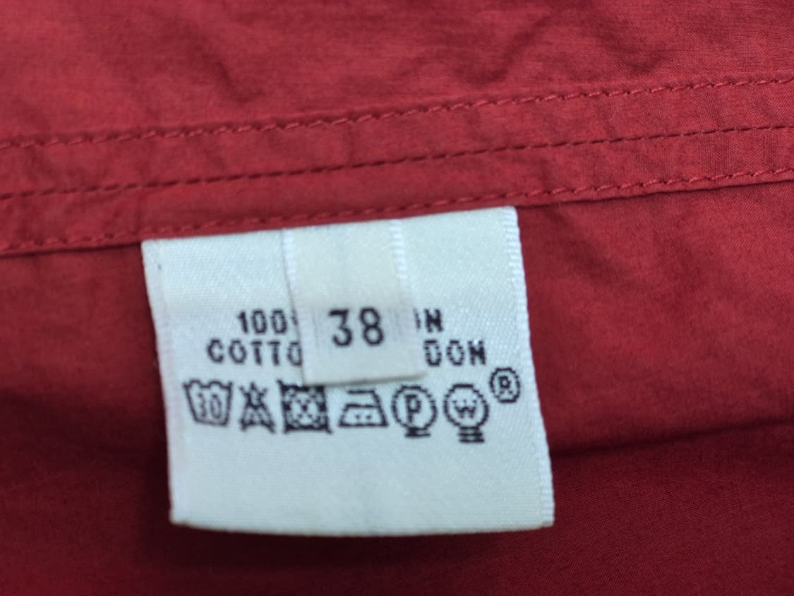 Hermes 에르메스 버건디 컬러 헬리넥 셔츠(38) 상품이미지8