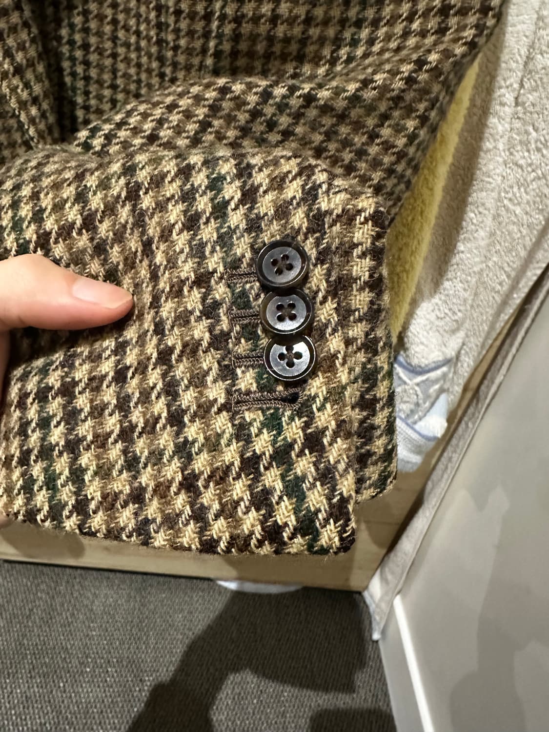 라마르쉐 링자켓 그린 문트위드 자켓 44 상품이미지2