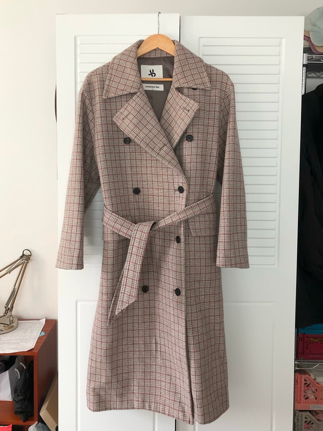 vintage 앤더슨벨 더블 버튼 코트 상품이미지1