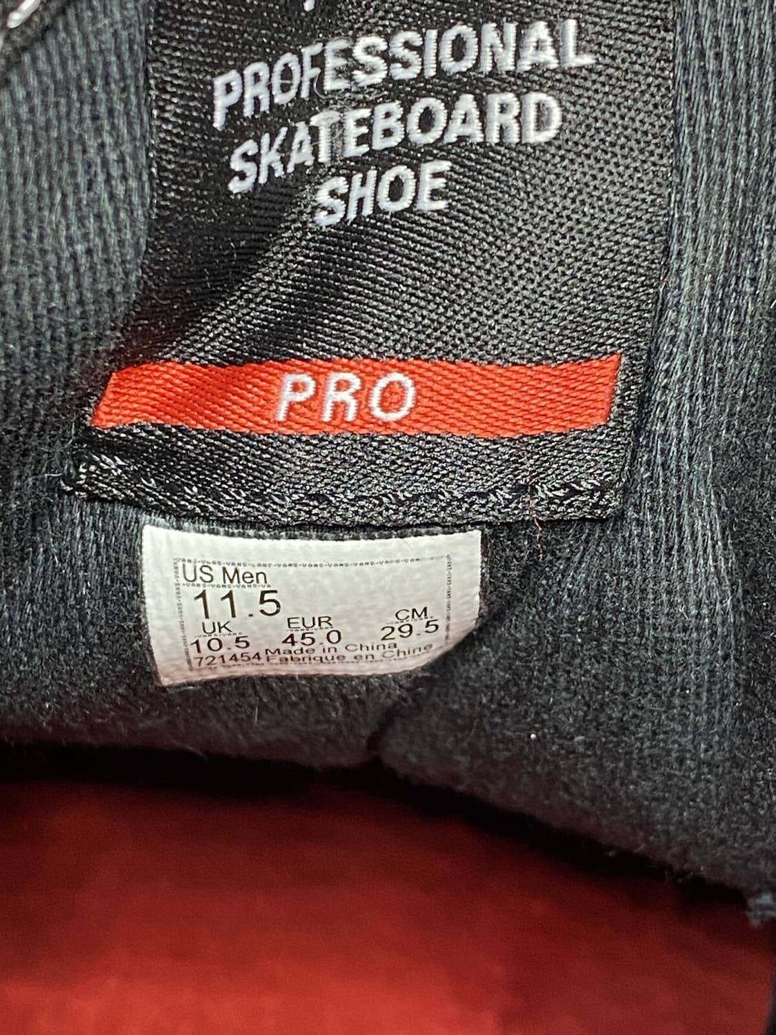 20FW 반스 x 슈프림 올드 스쿨 프로 로고 패턴 - 블랙 상품이미지5