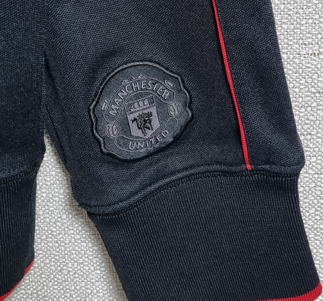 오버핏 M ) 나이키 맨체스터유나이티드 맨유 블랙 져지 트랙탑 상품이미지4