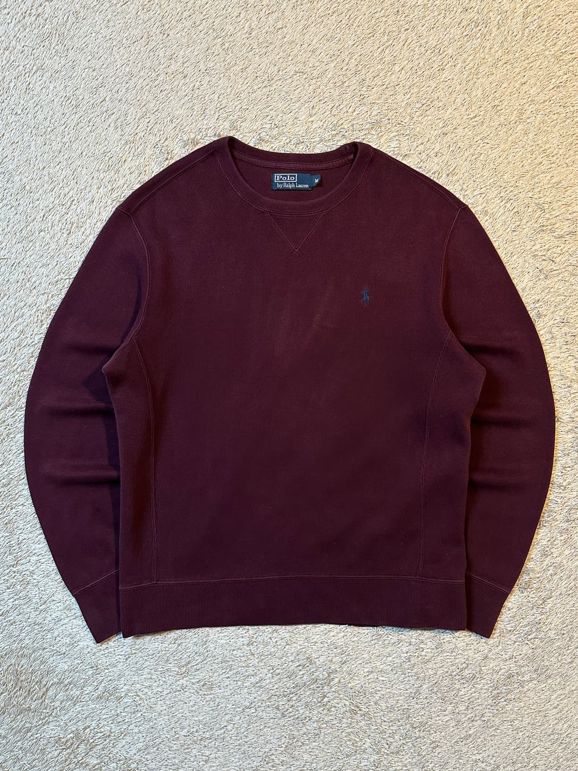 폴로 랄프로렌 블루포니 맨투맨 버건디 상품이미지1