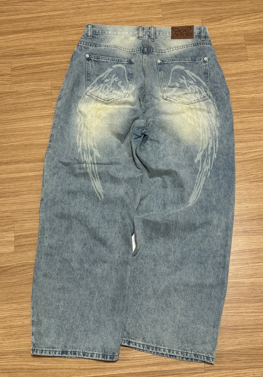 팬시클럽 엔젤 빈티지 워싱 핀턱팬츠 2 상품이미지3