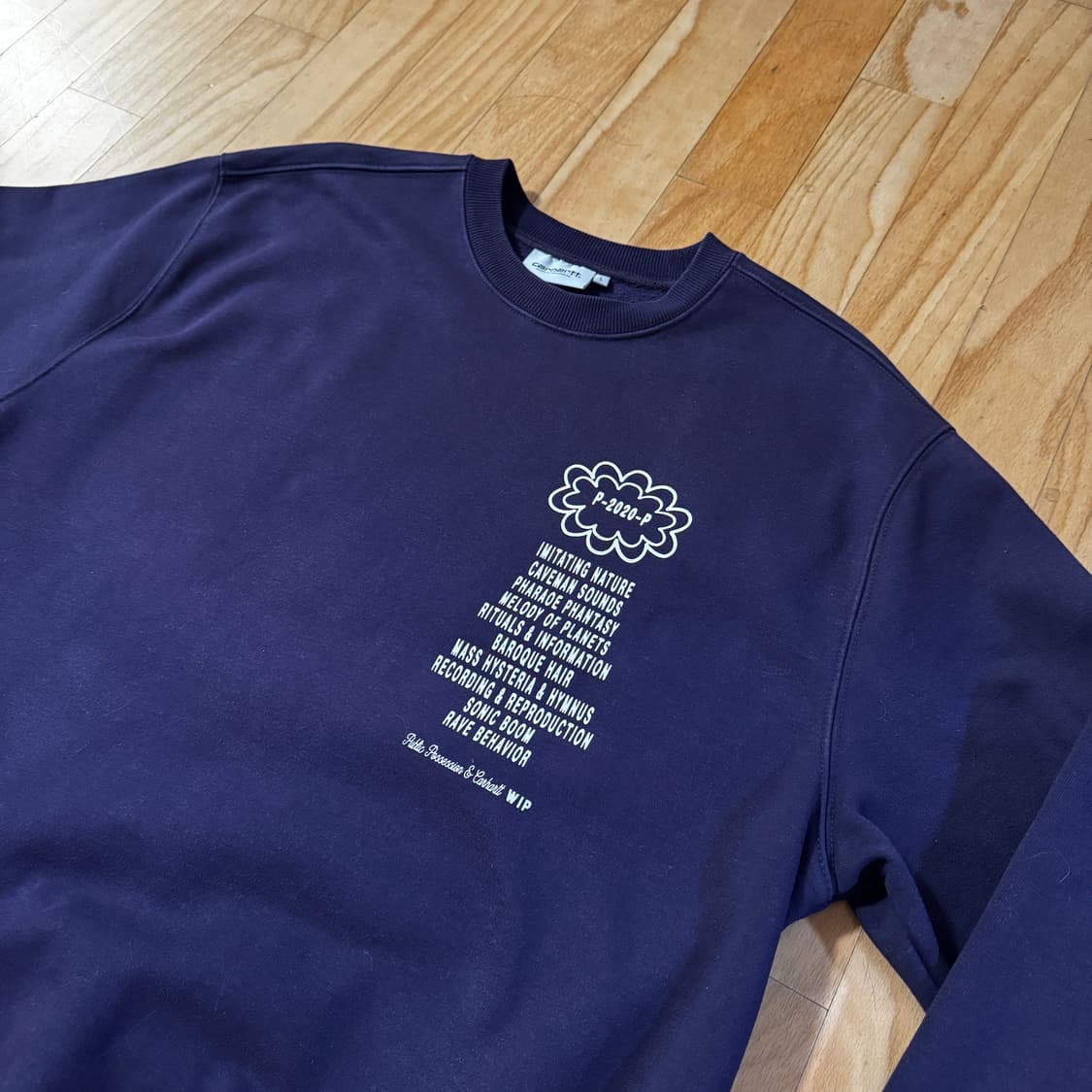 칼하트 WIP 스웨트 퍼플 L 상품이미지2