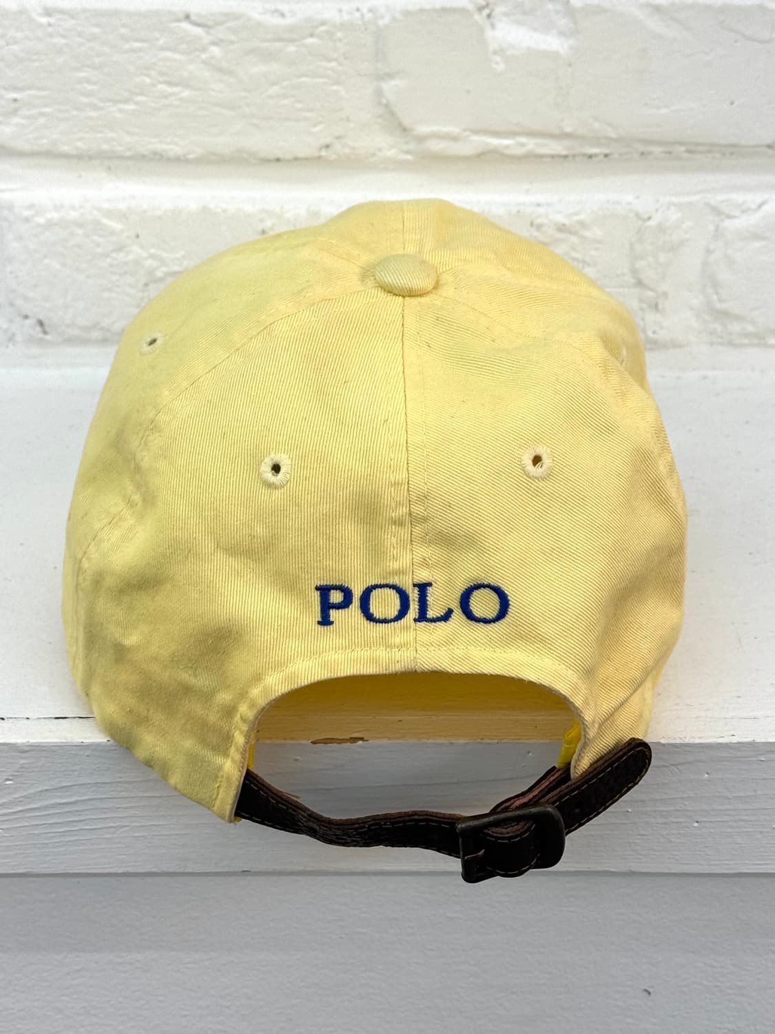 폴로 옐로우 볼캡 상품이미지2
